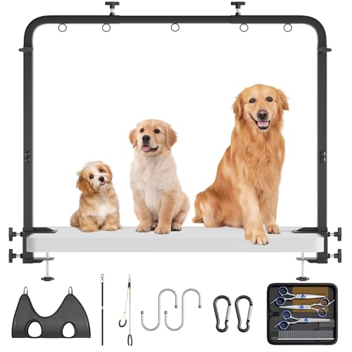 Dog Grooming Table Arm (30''-40''(H), 25''-40''(W) / Black)
