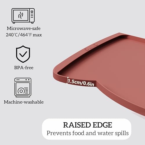 Large Dog Food Mat (24"L x 15"W / Erythrinus)
