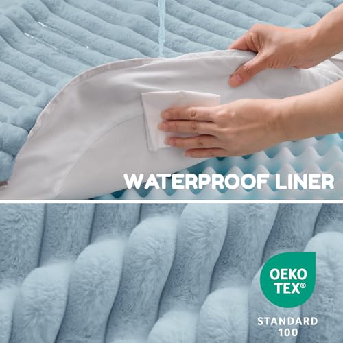 Orthopedic Dog Bed (Light Blue / L(35*28*7))