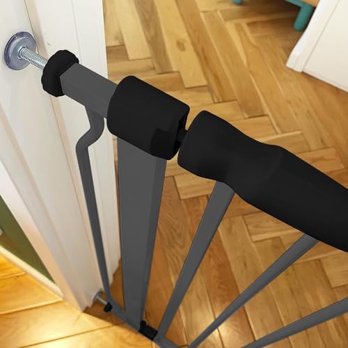 Easy Walk Thru Baby Safety Gate (36-inch Tall, Graphite)