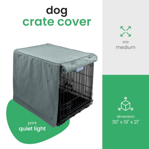 Quiet Light Dog Crate Cover (Quiet Light / 30.0"L x 19.0"W x 21.0"H)