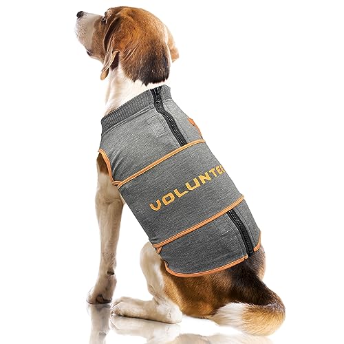 NCAA Tennessee Volunteers Dog Shirt Calming Soothing Vest for Dogs Cats with Fears (Large / Tennessee Volunteers)