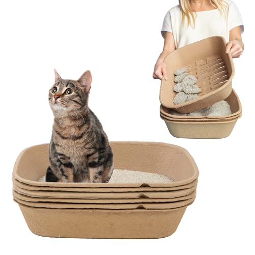 Set of 1 Litter Box & 5 Sifting Liners (Litter Box Sifting Kit / Large (6-Piece Set))