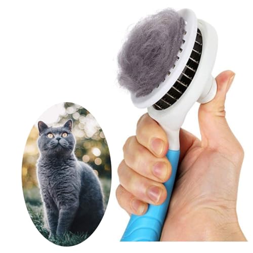 Self Cleaning Slicker Brush (1Pack Blue)