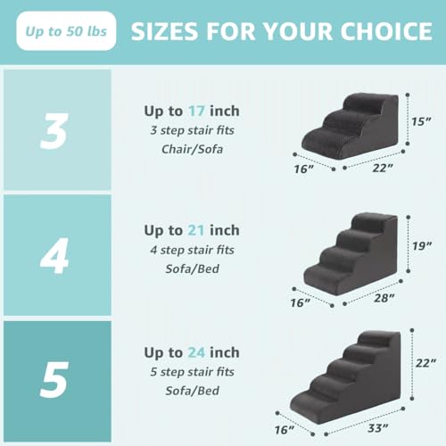 Dog Stairs for Medium Dogs 22" H