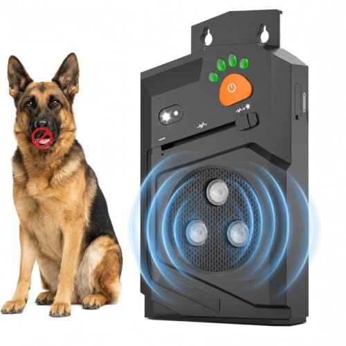 Automatic Anti Barking Device for Dogs (Black)