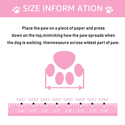 Dog Shoes for Hot Pavement (Size 1 / Pink)