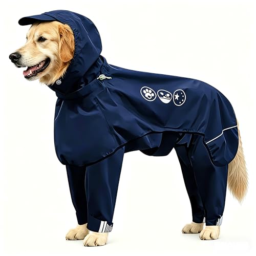 Dog Raincoat Full (X-Large / Blue)