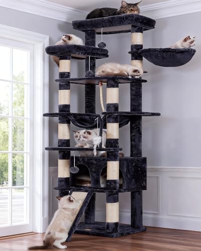 Tall Cat Tree 78 (Smoky Gray / 70 inch)