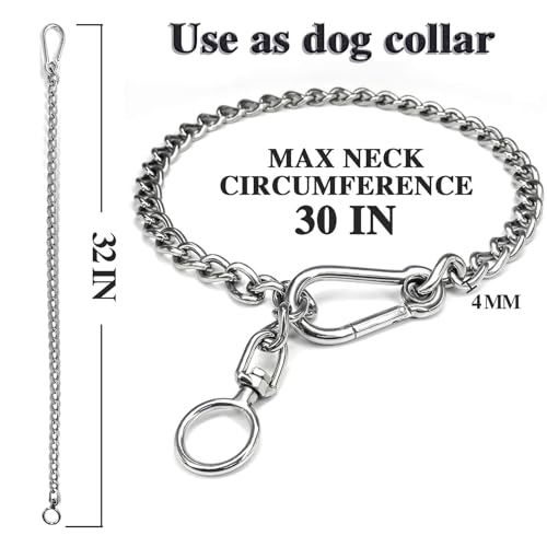 Dog Chain Leash (304 S/S 32in x 4mm)