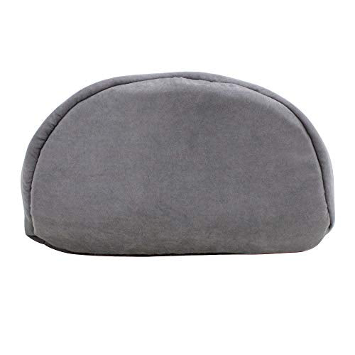 4 in 1 Self Warming Burrow Cat Bed Hideway Sleeping Cuddle Cave (Gray)