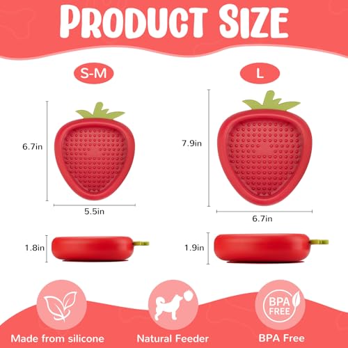 Freeze Dog Lick Bowl (S / B- Red)
