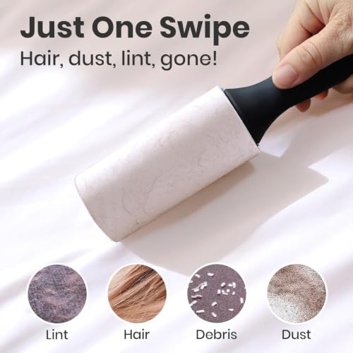 Lint Rollers for Pet Hair Extra Sticky (6 pcs - 600 Sheets)