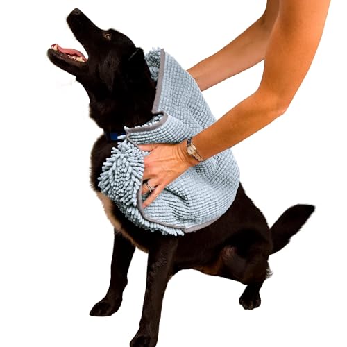 Soggy Doggy Super Shammy Absorbent Dog Towel (Grey)