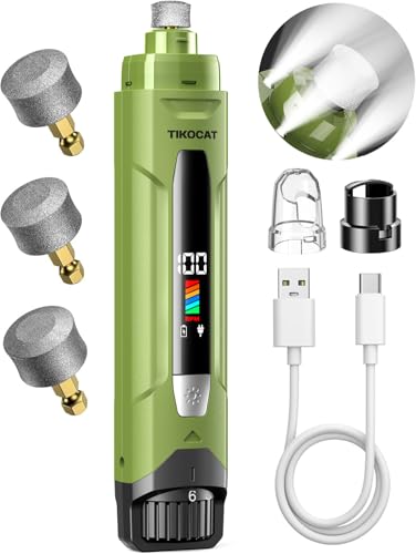 Whisper Quiet Dog Nail Grinder 50%More Power for Sensitive Dogs (Green)