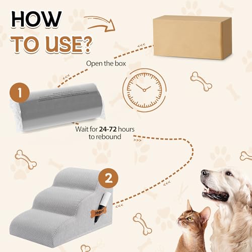 Dog Stairs Ramp for Beds Couches