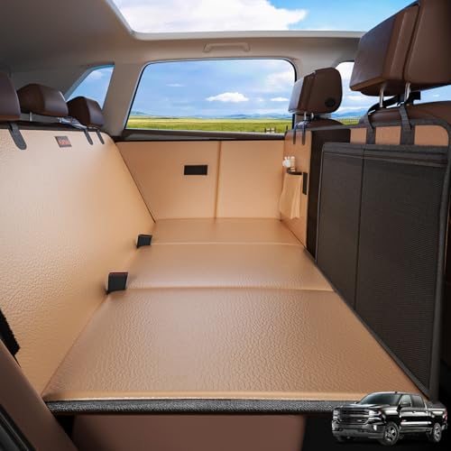XL Back Seat Extender for Dogs (Brown / For Full Size Truck /Full Size Suv)