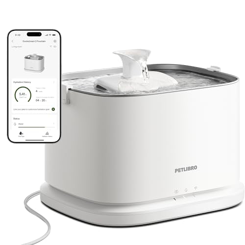 Upgrade Cat Water Fountain Stainless Steel Tray (White / Fountain)