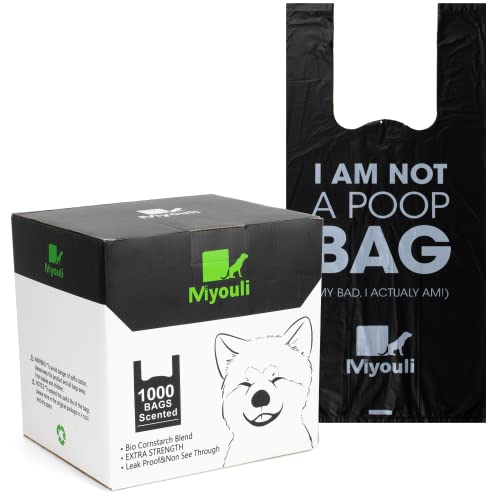 1000 Counts Extra Thick Dog Poop Bags With Handles (1000 Count (Pack of 1))