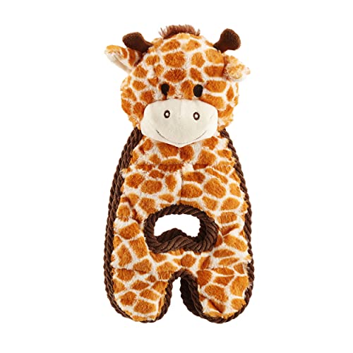 by Charming Pet Cuddle Tugs Giraffe Plush Squeaky Dog Toy (Tugs Giraffe / 1 Count)