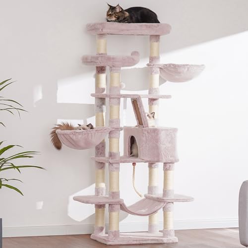 Cat Tree 68 inch Multi (Rosy Brown / 68 inch)