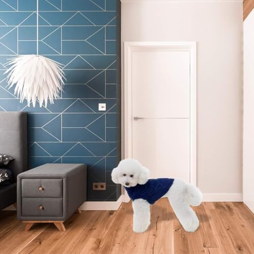 Dog Sweater for Small Dogs (NavyBlue / X-Small)