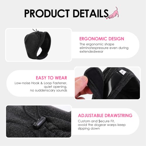 Dog Ear Muffs Noise Protection (Grey / Large)