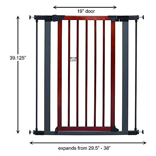 39 Inch Pet Gate (Decorative Wood / 39-Inch)