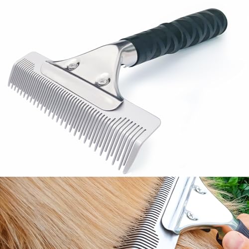 Dog Grooming Brush for Shedding (BLACK)