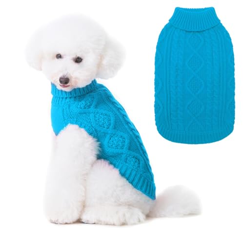 Dog Sweater for Small Dogs (SkyBlue / Small)