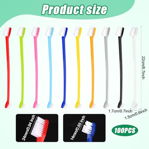100pcs Dog Toothbrush Bulk