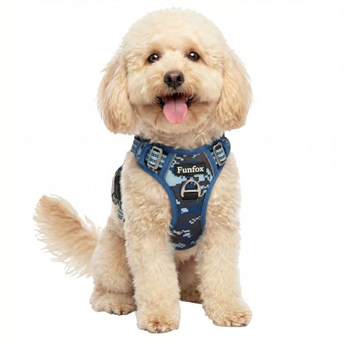 Dog Harness No Pull (Mosaic Blue / Small)