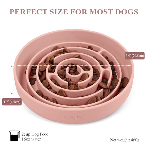 Slow Feeder Dog Bowls (Pink / L)