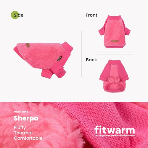Sherpa Dog Sweater (Small / Light Pink)