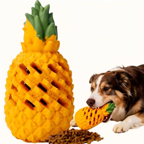 Indestructible Pineapple Dog Toy (7.1 In)