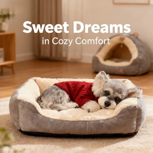 Small Medium Dog Sweater (Deep Red / Medium)