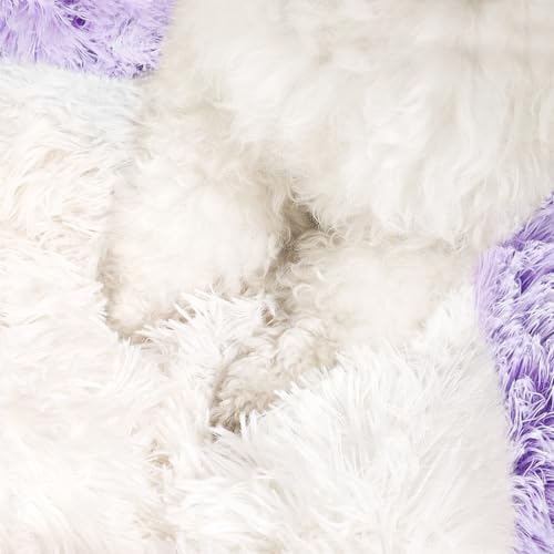 Hooded Donut Bed (Gradient Purple / Small 19.6'')