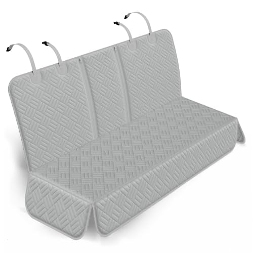 Dog Car Seat Cover for Back Seat (Grey / XL-60"W)