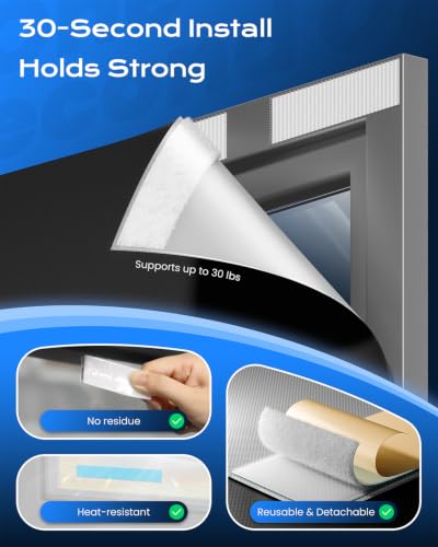 Blackout Curtains for Bedroom (Black / 30"W x 84"H)