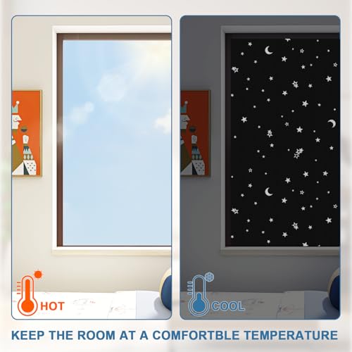 Blackout Curtains (Star / 57"W x 118"H)