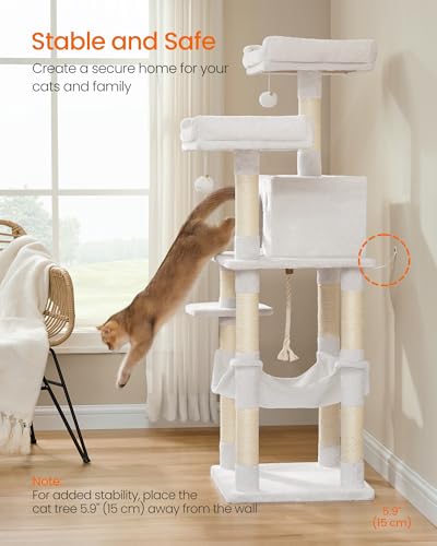 Cat Tree 55.8 (Cream White)