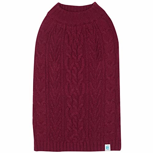 Dog Sweater Award Winning Christmas Sweater for Large Dogs (18 inch (Pack of 1) / Burgundy)
