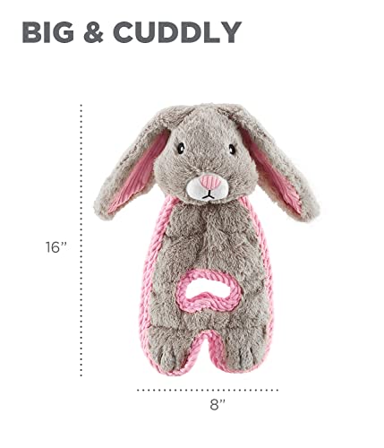by Charming Pet Cuddle Tugs Bunny Plush Squeaky Dog Toy (Tugs Bunny / 1 Count)