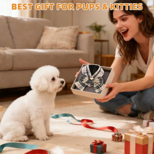 Cute Cat Harness and Leash Set with Bowtie (Beige / XS (Chest Girth: 11.8"-13.4"))