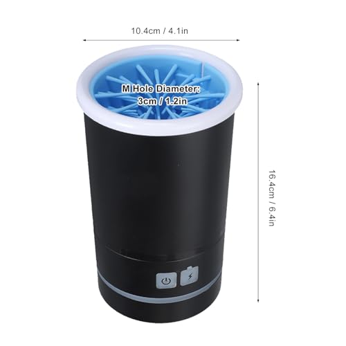 Automatic Dog Cleaner (M / Black White)