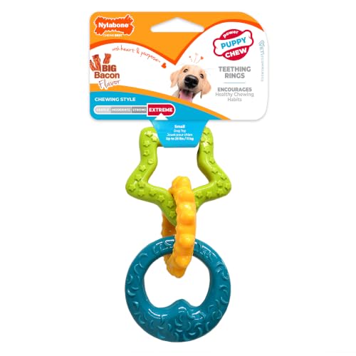 Puppy Power Chew Teething Rings Dog Chew Toy (Rings / Small)