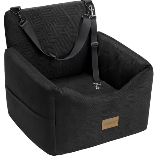 Dog Car Seats for Small Medium Dogs Under 35lbs (Black / Small/Medium)