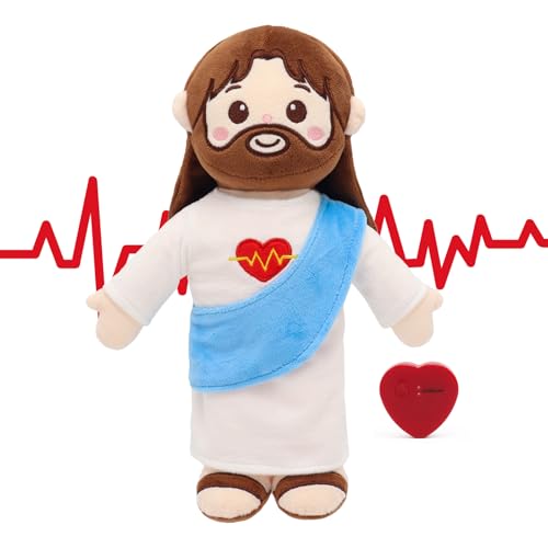 Jesus Plush Doll with Heartbeat Vibration