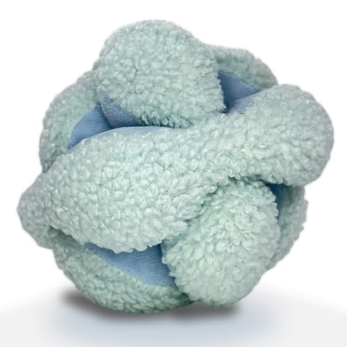 Blue Snuffle Knot Interactive Dog Toy 4” Puzzle Ball (Small / Blue)