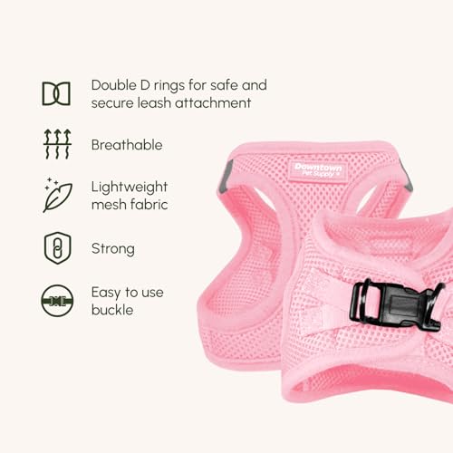 Step in Dog Harness (Small / Baby Pink)